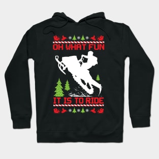 Fun Ride Snowmobiling Hoodie